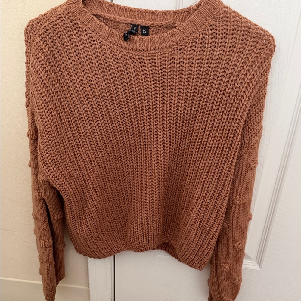 moon & madison Warm Tan Knit Sweater